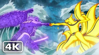Naruto VS Sasuke / Final Battle / [FULL FIGHT] English Dub | ULTRA HD | 4K |