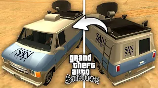 Что засекречено внутри СМИ фургона в GTA: San Andreas ?!