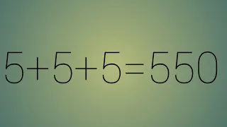 Proof :5+5+5=550 । Math Tutorial  Secret Math Tricks । Math magics । Funny Math ।