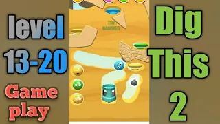 dig this 2 level 13-20 gameplay walkthrough Solution