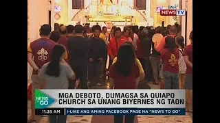 NTG: Mga deboto, dumagsa sa Quiapo church sa unang biyernes ng taon