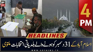 ARY News Headlines | 4 PM | 27th December 2022