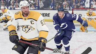 Tampa Bay Lightning vs Nashville Predators - NHL Today 10/10 Full Game Highlights (NHL 24 Sim)