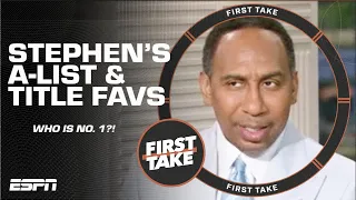Stephen A.’s TOP 5 NBA Title Contenders + KD’s new Big 3 🍿 | First Take