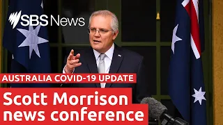Watch: The Prime Minister gives national cabinet update | SBS News