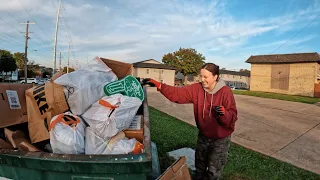 Truck Bed FULL from Dumpster Diving!