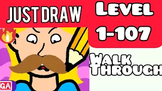 Just Draw level 1 to 107 walkthrough