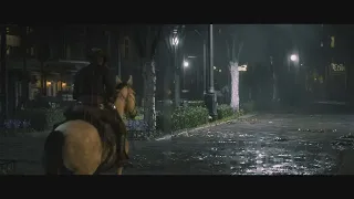A stormy night in Saint Denis | Thunderstorm Ambience | RDR2 ASMR
