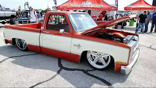 TEXAS TRUCK SHOW! C10 NATIONALS! Texas Motor Speedway walk through pt1 LET'S CHK OUT SOME TRUCKS!!!