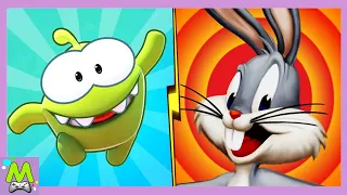 Ам Ням Погоня 2 vs Looney Tunes Dash.Мультяшные Герои в Гоночном Забеге.Какая Игра Круче