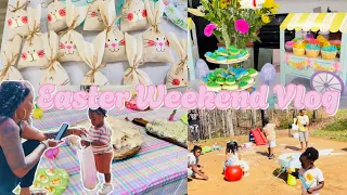 *NEW* Easter Weekend  Vlog 🐰 | Easter Party Prep 🌸 + Deep Spring Cleaning 🧼!