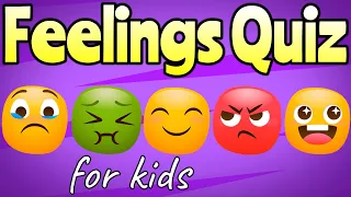 FEELINGS QUIZ for kids | Emotions Quiz 🥰 Miss Ellis #feelingsquiz