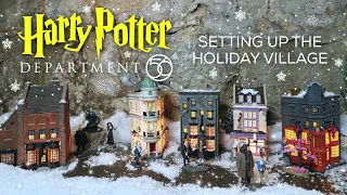 The COMPLETE Harry Potter Village by Department 56 | Set Up Time-Lapse