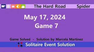 The Hard Road Game #7 | May 17, 2024 Event | Spider