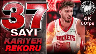 🔥 ALPEREN ŞENGÜN | 37 SAYI - Kariyer Rekoru | 4K 60fps | Alperen Sengun Career-High 37 Points🚀