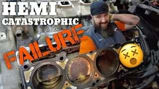 HEMI MOTOR TEAR DOWN - CATASTROPHIC FAILURE!