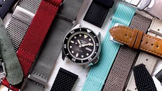 Seiko 5 Sports Watch Strap Guide: Leather, Bracelet, NATO, and Rubber Straps