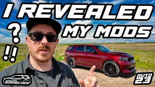 I FINALLY REVEALED My Mods -  2022 Dodge Durango RT Mod List!