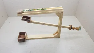 How To Make Expansive Marble machine With Wood | Wood Marble Run Machine | Stair  Marble Slide