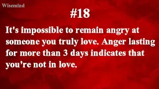 42 Amazing Psychological facts on love