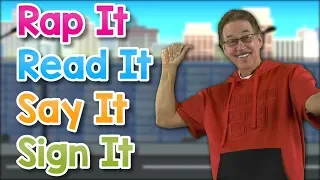 Rap it, Read It, Say It, Sign It | Learn the ASL Alphabet | Jack Hartmann