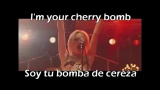 The Runaways - Cherry Bomb - Subtitulos Español Inglés