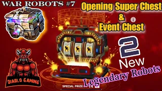 2 New Legendary Robots from Chests।। War Robots(No Commentary)।। New Updated Lobby।। Diablo Gaming