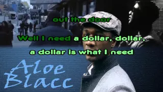 Aloe Blacc - I Need A Dollar (Karaoke / Instrumental) with backing vocals