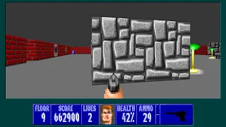 Wolfenstein 3d Only Pistol Run