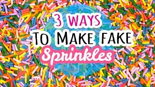 How to Make Deco Sprinkles | Squishies, Slime, Crafting, Clay Projects