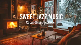 Soft Jazz Music & Cozy Outdoor Coffee Shop Ambience for Work, Study  Relaxing Piano Jazz Music