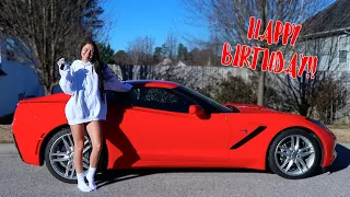 BOUGHT MY GIRLFRIEND A CORVETTE PRANK (BIRTHDAY PRESENT) | Montana & Ryan