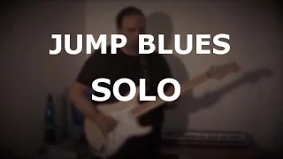Jump Blues Solo - Soloing over jump blues backing track in C