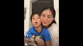 ALJUR ABRENICA DINALAW AT KINAMUSTA SI KYLIE PADILLA AT ANG ANAK NASI ALAS AT AXL IG LIVE NI KYLIE