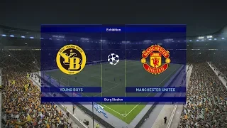 PES 2019 - YOUNG BOYS vs MANCHESTER UNITED - UEFA Champions League [UCL] - Gameplay PC