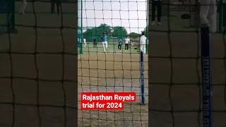 RAJASTHAN ROYALS TRIAL FOR NEXT SEASON #viral #foryou #fastbowling #ipltrials #ipl  #rajasthanroyals