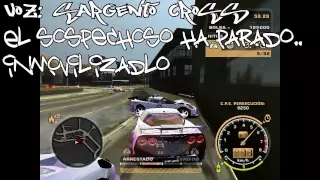 NFS Most Wanted #Sargento Cross Hablando por Bicho