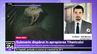 Submarinul care ducea turiști să vadă epava Titanicului a dispărut misterios