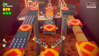 Super Mario 3D World (Switch) 7-3 Speedrun - Time: 14 (Former WR)