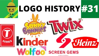Logo History #31 - Wolfoo, Kinder, T-Series, Sunny Bunnies, Heinz, Screen Gems and Twix