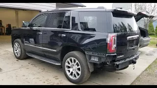 Rebuilding 2017 GMC Yukon DENALI from Copart prt 4