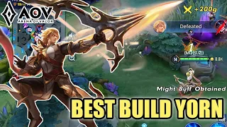 BUILD YORN NEW PATCH !!! - ARENA OF VALOR