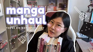 first manga unhaul of 2024 🧹 |  making room for new series!