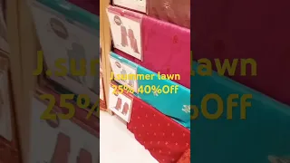 J.Summer lawn sale 25%to 40% discaount like subscribe friends😍