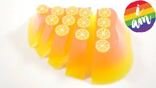 learn colors how to make 3d Orange Jelly Pudding Cake Educational Toy Dessert Recipe Children food