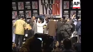 Mike tyson   'lennox lewis press conference