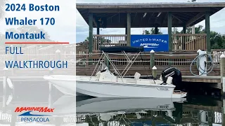 NEW LISTING | 2024 Boston Whaler 170 Montauk For Sale at MarineMax Pensacola!