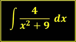 Integral of 4/(x^2+9) dx