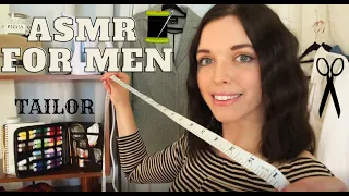 Men's Suit Fitting ASMR🧵 | DETAILED Tailoring, Measuring You, Soft Spoken Roleplay, Fabric Sounds