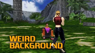 Weird Backgrounds in PS1 Tekken Games